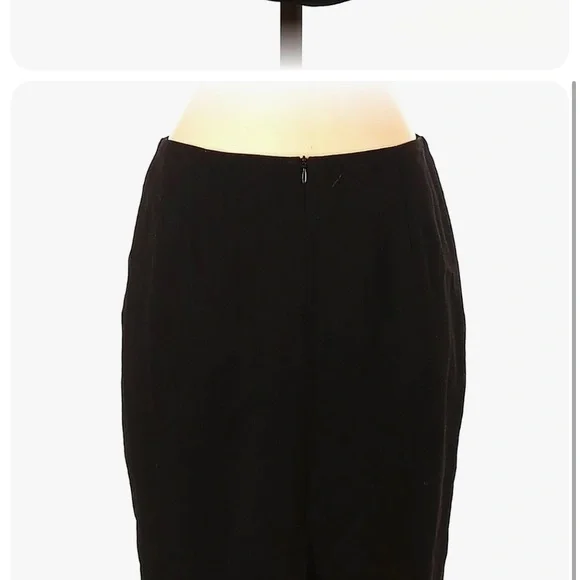 Margaret m black skirt size 4 - Picture 2 of 2